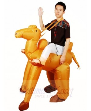 Ride on Camel Inflatable Halloween Christmas Costumes for Adults