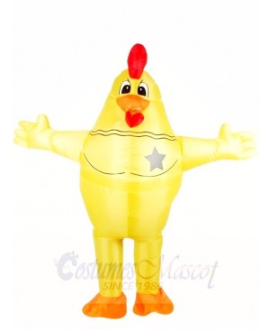 Chicken Cock Rooster Inflatable Halloween Xmas Costumes for Adults