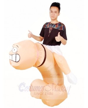 Ride on Penis Dick Inflatable Halloween Christmas Costumes for Adults