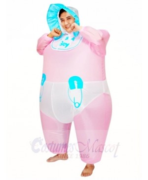 Infant Baby Diaper Inflatable Halloween Blow Up Costumes for Adults
