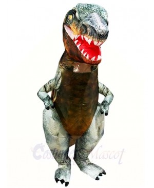 Real Tyrannosaurus T-REX Dinosaur Inflatable Halloween Christmas Costumes for Adults