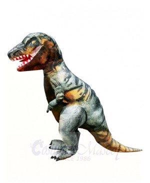 Real Tyrannosaurus T-REX Dinosaur Inflatable Halloween Christmas Costumes for Adults