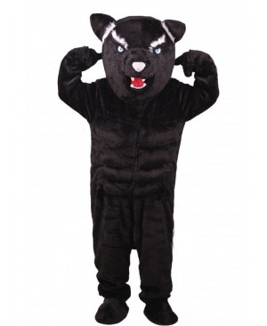 Black Panther Power Cat Mascot Costume