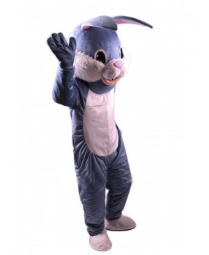 Blue Easter Bunny Mascot Costume