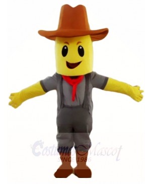 Blockhead Corn Crop Cowboy Mascot Costumes People