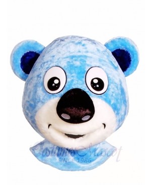 Blue Bear Head Only Mascot Costumes 