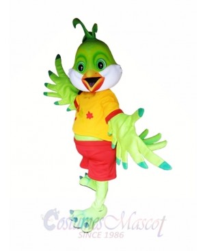 Green Bird Mascot Costume Bird Mascot Costumes