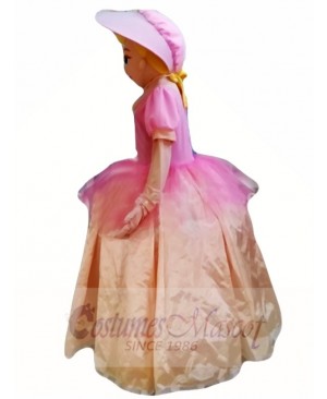 Princess in Pink Dress Mascot Costumes People