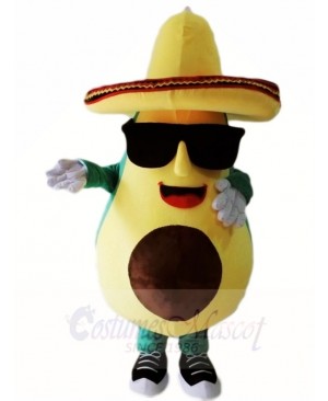Cool Mexican Avocado Mascot Costumes Fruit Food Plant