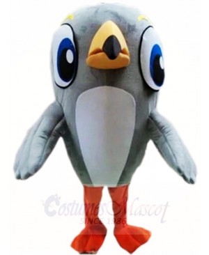 Grey Woodpecker Bird Mascot Costumes Animal