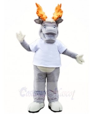 Deer Moose in White Shirt Animal