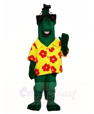 Green Dinosaur Mascot Costumes 