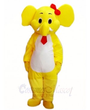 Yellow Elephant Mascot Costumes Animal 