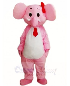 Pink Elephant Mascot Costumes Animal 