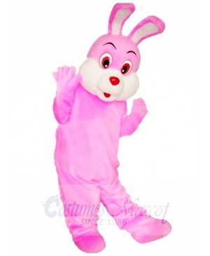 Pink Easter Bunny Rabbit Mascot Costumes Animal 