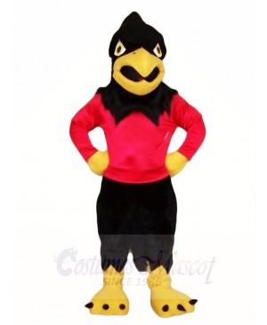 Black Falcon Eagle Mascot Costumes Bird Animal