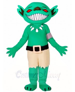 Green Goblin Mascot Costumes Monster