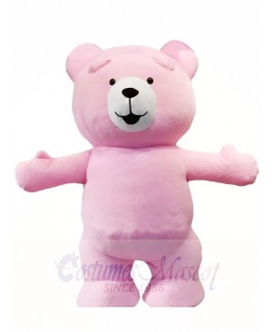 Pink Teddy Bear Mascot Costumes Animal