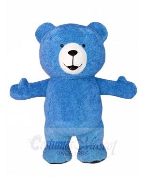 Blue Teddy Bear Mascot Costumes Animal