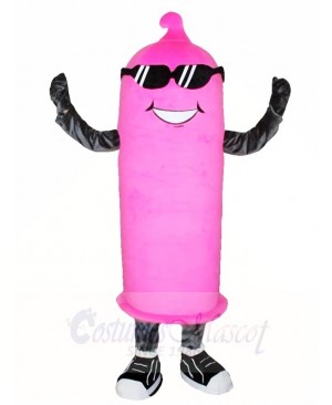 Pink Condom Mascot Costumes Stag Bachelor Party