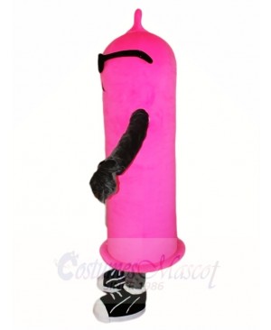 Pink Condom Mascot Costumes Stag Bachelor Party
