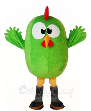 Green Bird Mascot Costumes Animal