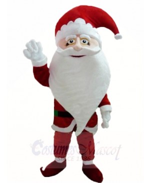 Smiling Santa Claus Father Christmas Xmas Mascot Costumes People