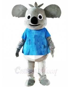 Blue Shirt Koala Bear Mascot Costumes Animal 