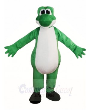 Green Dinosaur Mascot Costume Cartoon