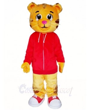 Cute White Shirt Tiger Mascot Costumes Animal