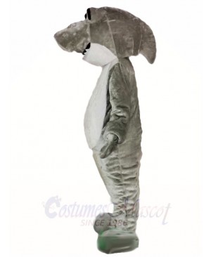 Cute Grey Shark Mascot Costumes Sea Ocean