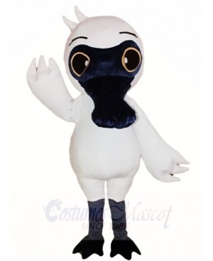 Black Face White Bird Mascot Costumes Animal