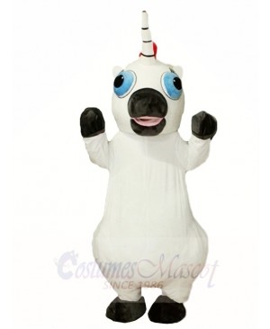 White Unicorn Mascot Costumes 