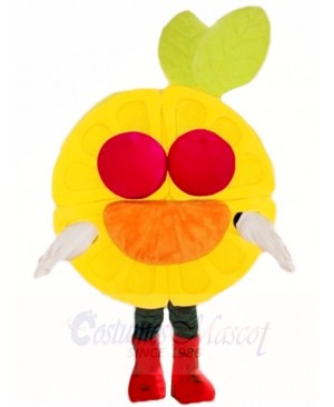 Red Eyes Orange Mascot Costumes Fruit
