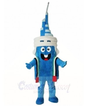 Blue Tower Mascot Costumes 