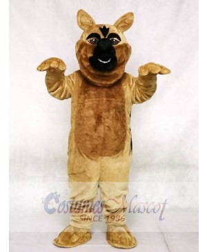 Fierce German Shepard Dog Mascot Costume