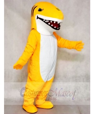 Custom Color Yellow Shark Mascot Costumes Animal Sea