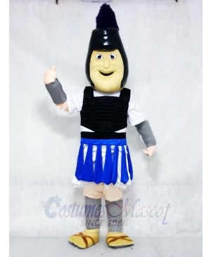 Royal Blue Troy Trojan Mascot Costumes People