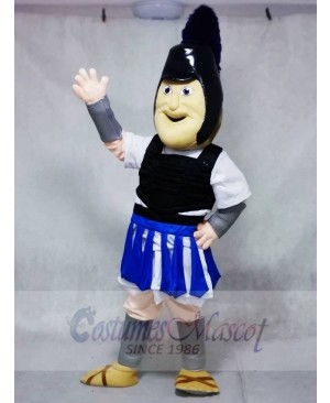 Royal Blue Troy Trojan Mascot Costumes People