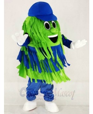 Blue & Green Car Wash Cleaning Brush Mascot Costumes  