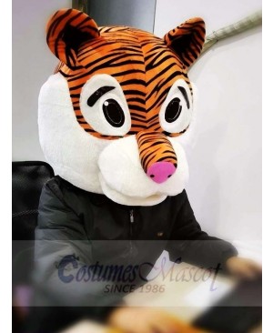 Cute George Tiger Mascot Head ONLY Animal