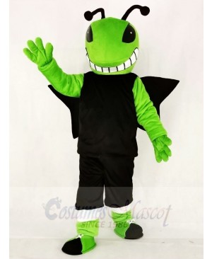 Green and Black Hornets Mascot Costumes Insect