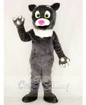 Hairy Gray Cat Mascot Costumes Animal 