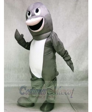 Cute Gray Shark Mascot Costumes Animal