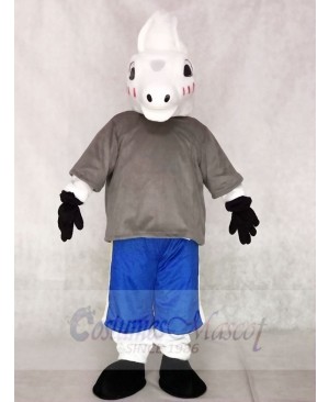 Cute Sport School Horse Mascot Costumes Animal 