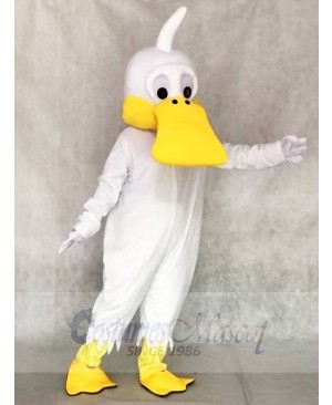 White Duck Mascot Costumes Poultry Animal