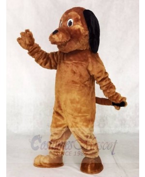 Black Ear Brown Dog Mascot Costumes Animal