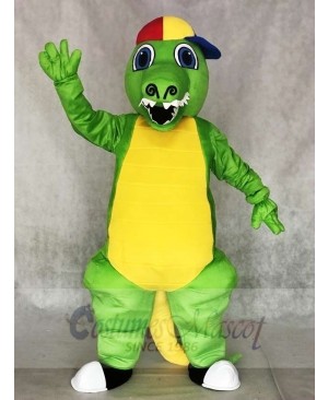 Green Crocodile Mascot Costumes Alligator for Adult