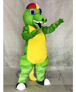 Green Crocodile Mascot Costumes Alligator for Adult