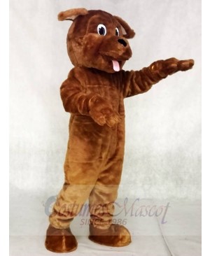 Lovely Brown Dog Mascot Costumes Animal